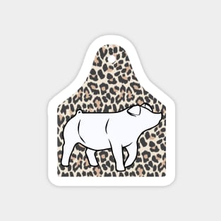 Cheetah Ear Tag - Pig - NOT FOR RESALE WITHOUT PERMISSION Sticker